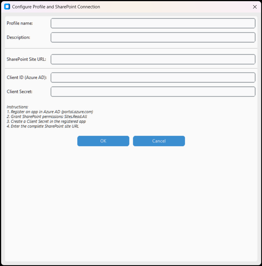 SharePoint connector