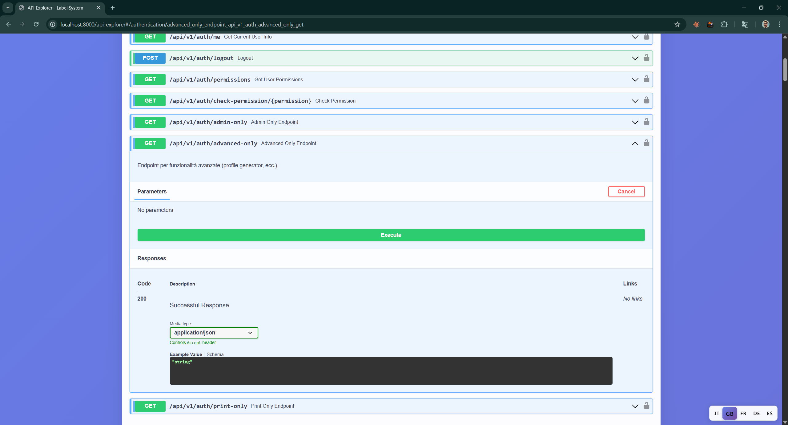 Server API - Label Creator | Siltatek Documentation