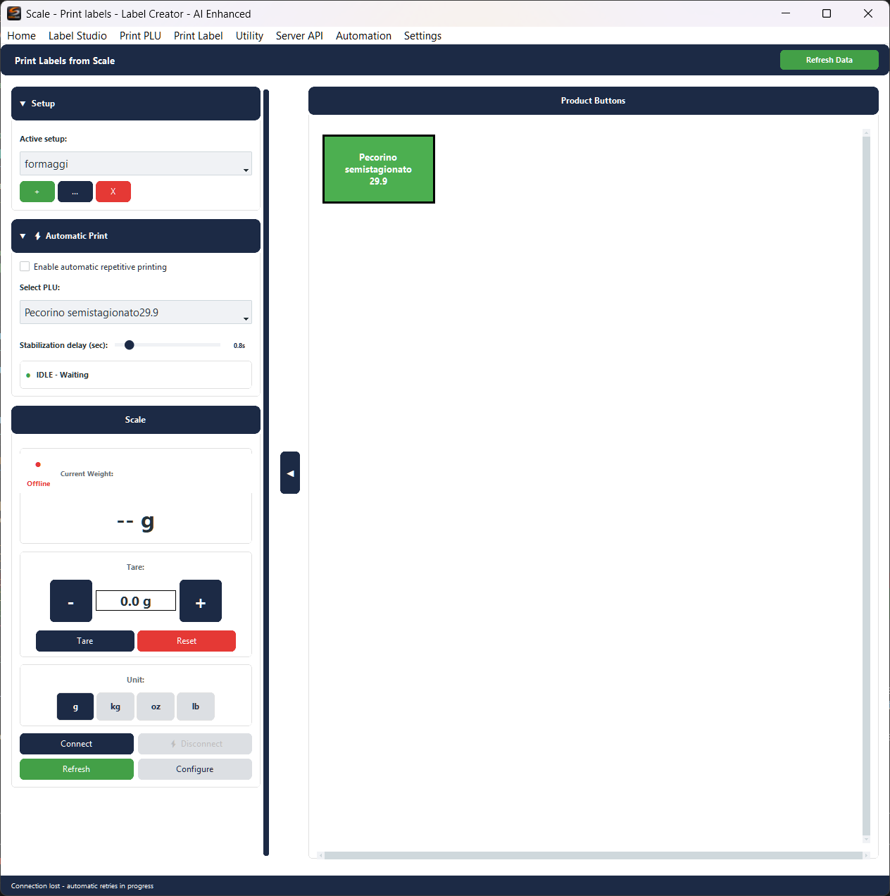 Label Creator - Stampa da bilancia
